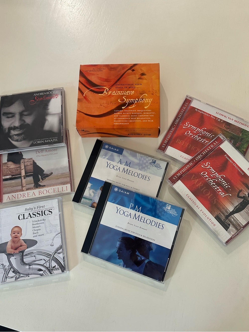 GAIAM Brainwave Symphony, Baby’s first Classics, yoga melodies + CD collection
